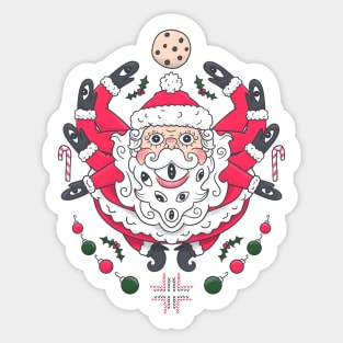 Funny Christmas - Biblically Accurate Santa Claus Sticker